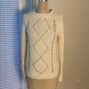 Thick cable knit JCREW sweater